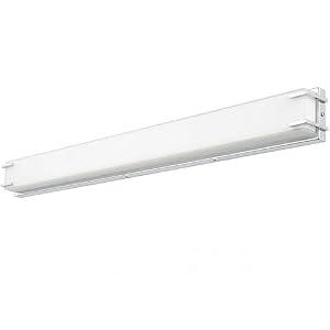 URSOLA LED Bathroom Light Fixtures Over Mirror 32” Vanity Light with Milky White Lampshade 4000K Daylight Chrome Finishing Bath Bar (Chrome)