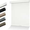 Blackout Roller Shades for Indoor Window Blinds,Cordless,Linen Fabric,Thermal Insulated Fabric UV Protection Shades for Home,Office,Door,Bedroom,Blackout-Cream,35" W x 72" H