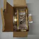 TAILI Sponge Holder for Kitchen Sink with Strong Suction Cup, Rustproof Aluminum Sink Caddy for Sponges, Removable Sponge Holder, Dish Brush for Scraper - Gold