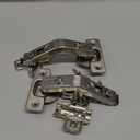 Chibery 2 Pack 1 Pairs 135 Lazy Susan Hinge, Full Overlay Concealed for Corner Kitchen Cabinet Replacement Hardware, Cupboard Folded, Folden Door