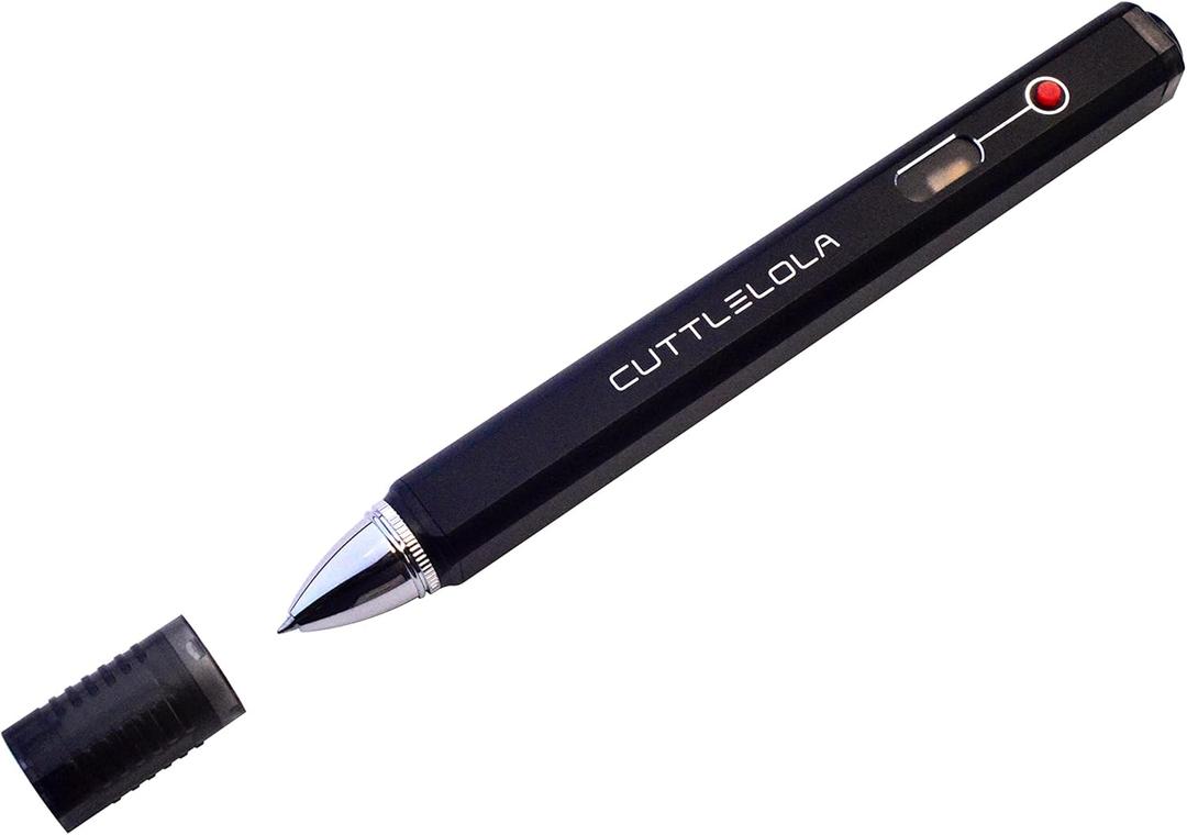 CUTTLELOLA Electric Dotspen II - the Black Knight, rechargeable pen for artists, hobbist, tatooist. Use Electric Pen for managa, sketching, stippling, pen and ink drawing,doodle etc.
