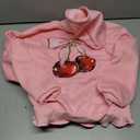 WDIRARA Girl's Cherry Graphic Hoodie Long Sleeve Hooded Sweatshirt Cute Pullovers Tops 14 Y