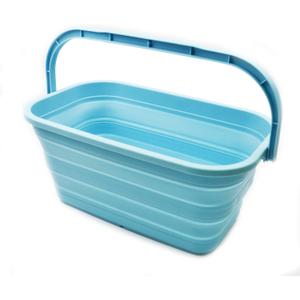 SAMMART 11.6L (3.06 Gallon) Collapsible Rectangular Handy Basket/Bucket (Sea Angel, 1)