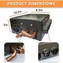 XuSha 8000 BTU 4 Ports 12 Volt Universal Car Truck Fan Heater Air Heater Diesel Portable Parking Heater Low Profile Universal Auxiliary Cab Heater