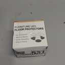 Chair Leg Floor Protectors for Hardwood Floors Felt Furniture Pads Silicone Caps 16 Pack Anti-Scratch Reduce Noise Clear Round Medium Fit 3/4" to 1-3/16" (19-30mm)