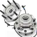 Pair 515086 Front Wheel Bearing Hub Assembly Compatible with Chevy Avalanche Silverado 1500 HD 2500 Classic 2001-2006 Suburban, for GMC Sierra 1500 2500 Classic 2007 Yukon XL 2500, 8 Lugs w/ABS