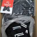 ZELUS Weighted Vest, 6lb/8lb/12lb/16lb/20lb/25lb/30lb Weight Vest with Reflective Stripe for Workout, Strength Training, Running, Fitness, Muscle Building, Weight Loss, Weightlifting (Black)