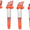 4PCS Ignition Coils Pack for 2007-2016 MINI Cooper S R56 R57 R58 R59 R60 R61 JCW 1.6L L4 12137575010 12138616153