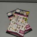 2 x Happy Planner Sticker Pack for Calendars, Journals, and Diaries, Multicoloured Scrapbook Accessories, Beautiful Blooms Theme, 25 Sheets, 264 Total Stickers