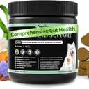 Dog Probiotics & Digestive Enzymes  Pumpkin Fiber Chews for Gut Health, Diarrhea & Upset Stomach Relief, Gas & Stool Support, Beef Flavor Soft Chews  90 Count