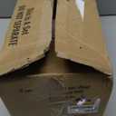 Estmoon 3 Pack Door Knobs, Matte Black Privacy Door Knob with Lock, Keyless Door Handle with Lock for Bedrooms/Bathrooms