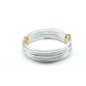 Aluminum Wire, Wire Armature, Bendable Metal Craft Wire for Making Dolls Skeleton DIY Crafts (9Gauge(3mm), Silver)