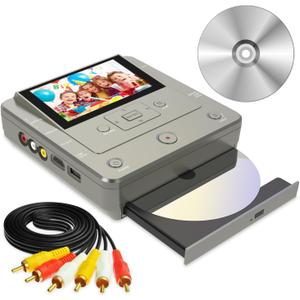 VHS to DVD Recorder, TV to USB Device or SD Card or HDD Recorder, Smart Phone WiFi to DVD/USB/SD/HDD Copy, WiFi APP Media RecorderComes with 10 Free DVD-R