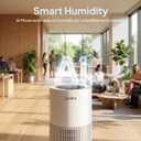 8L Evaporative Humidifier for Large Rooms up to 1000 ft- Baby Elderly& Pet Safe Cool Evaporation, 900ml/h Output, UV Disinfection, Easy Top Fill,UltraQuiet 28dB, Smart AI Humidity Control Upgraded