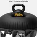 Pool Pillows for Above Ground Pools 15 FT Round, Heavy Duty Winter Pool Pillow for Winterizing - 0.5mm Thick PVC, Reduce Ice Pressure & Pool Cover Support, Black