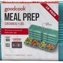 Good Cook 10784 Meal Prep Containers, Lunch, Blue, 10-Pk. - Quantity 44