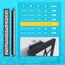 Outdoor Wall Lights 39.4inch Modern Outdoor Wall Sconce LED Long Wall Sconces Black Front Porch Light Waterproof Led Wall Light IP67 3000K Exterior Lighting Fixtures