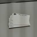 321Done Advice and Wishes for The Graduate Cards, Made in USA - 4x6 White, 2025 Graduation Party Decor, Games, Activities for College, High School, University Grad, 50-Pack