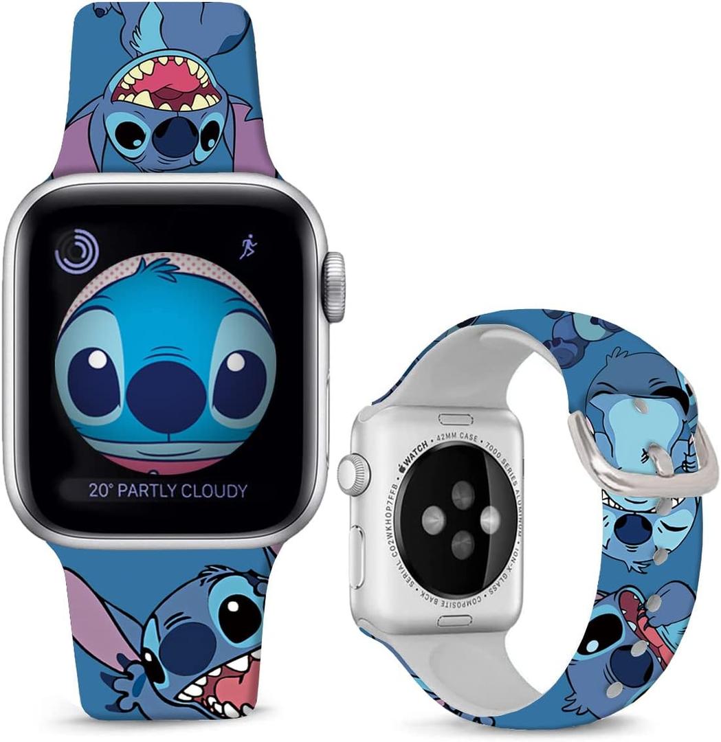 Soft Silicone Watch Bands Compatible with Apple Watch 38mm 40mm 41mm 42mm 44mm 45mm 46mm 49mm Ultra 2 Sport Straps for Women Men, Replacement band for iWatch Series SE 10 9 8 7 6 5 4 3 2 1.