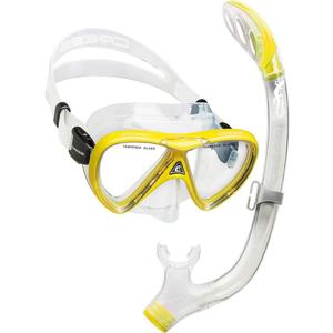 Cressi Snorkeling Silicone Set (Mask & Snorkel) for Kids Ages 5 To 15 Years Old