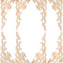 Wood Carved Onlays, 20x10cm/7.87"x3.94", Left&Right Decorated Furniture Appliques, Wooden Carving Corner Decals for Cabinet Drawer Cupboard Dresser Mirror Door Wall Bed DIY Projects (4-Pair(8Pcs))