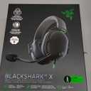 Razer BlackShark V2 X Gaming Headset: 7.1 Surround Sound - 50mm Drivers - Memory Foam Cushion - For PC, PS4, PS5, Switch - 3.5mm Audio Jack - Black
