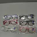 CCVOO 6 Pack Blue Light Blocking Reading Glasses, Anti Headache/Glare/Eye Strain Readers Computer Eyeglasses Women/Men (6 Pack Mix, 2.00)