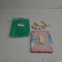 SEYMAC stock Case for iPad 9th/ 8th/ 7th Generation 10.2'', Shockproof with Screen Protector, Pencil Holder [360 Rotating Hand Strap] & Stand, for iPad 10.2 inch 2021-2019 (Yellowish+Pink)