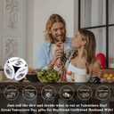 3 x Valentines Day Gifts for Him Her Couple Gifts Date Night Gifts for Boyfriend Girlfriend Food Decider 11th Anniversary Steel Gifts for Husband Wife Wedding Bridal Shower Bridesmaid Birthday Gifts