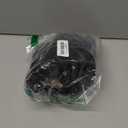 Zubebe 2 Sets Christmas Stockings Xmas Knitted Stockings Kit 18 inch Large Knit Xmas Stocking Metal Stocking Holder and Name Tags with Marker Pen for Family Holiday Xmas Party Fireplace (Black)