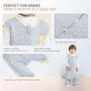WONDAY Toddler Sleep Sack with Feet, 1.0 Tog Lightweight Sleeping Sacks for Walking with Legs,2T 3T