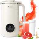 8-IN-1 IAGREEA Nut Milk Maker Machine, 35 oz Soy Milk Maker, Oat, Soy, Plant Based and Dairy Free Beverages, Juice, 2H Keep Warm Countertop Blender, 10 Blades, 12H Delay Start, BPA-Free, Self-Cleaning