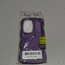 UEEBAI Magnetic for Samsung Galaxy S25 Ultra 5G Case, Cute Cover Compatible with MagSafe, Transparent Clear Wave Design Wavy Frame Matte Phone Case- Purple