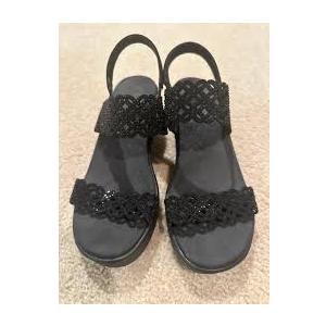 Cali From Scratchers Luxe Foam Sandals Black 8
