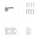 MYshade Cordless Top Down Bottom Up Cellular Shades Accessories Mounting Brackets Window Shades Replacement Fittings Window Treatment Repair Kit