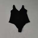 SAUNGKUAI Womens Bodysuit Sexy Plunge Deep V Neck Backless Sleeveless Tank Thong Body Suits Outfits for Going Out (Small)