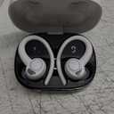 Jesebang Wireless Earbuds, Bluetooth 5.3 Headphones, 2024 Wireless Earphones HiFi Stereo Sound with ENC Mic, Sport Headsets in Ear EarHooks for Running, 40H Dual LED Display, White