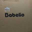 Babelio 29-55 Inch Extra Wide Baby/Dog Gate, PressGuard P7, Metal Auto Close, Pressure Mounted Pet Door for Doorways, NO Need Tools and Drilling, with Wall Cups, White