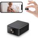 4K HD Indoor Camera for Indoor Security with App Control Motion Detection & Night Vision Wireless WiFi Rechargeable Pet Camera for Home/Office Phone App Control & Real-Time Alerts