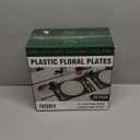 Lullaby 60PCS Ivory Scalloped Plastic Plates with Gold Rim, Disposable Elegant Plates Include 30pcs Dinner Plate 10.25", 30pcs Plastic Dessert Plate 7.5", Perfect for Wedding and Party