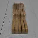 ROYALHOUSE Bamboo Knife Block Holder, 9 Knives Dock, In-Drawer Knife Drawer Organizer, Perfect for Home and Chefs, Premium Knife Holder, Gifts, Housewarming, Knives Not Included