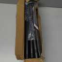 Tension Curtain Rod, 42 to 115 inch Adjustable Heavy Duty black shower curtain rod for bathroom Closet Windows