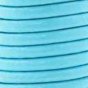 Mandala Crafts 6mm Round Genuine Turquoise Leather Cord for Jewelry Making