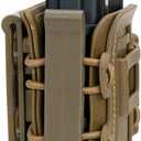 IDOGEAR Belt Magazine Pouch 5.56 Belt Clip Mag Pouches 7.62mm Softshell Rifle Mag Carrier for Belt M4/AR/AK Rifle Magazines
