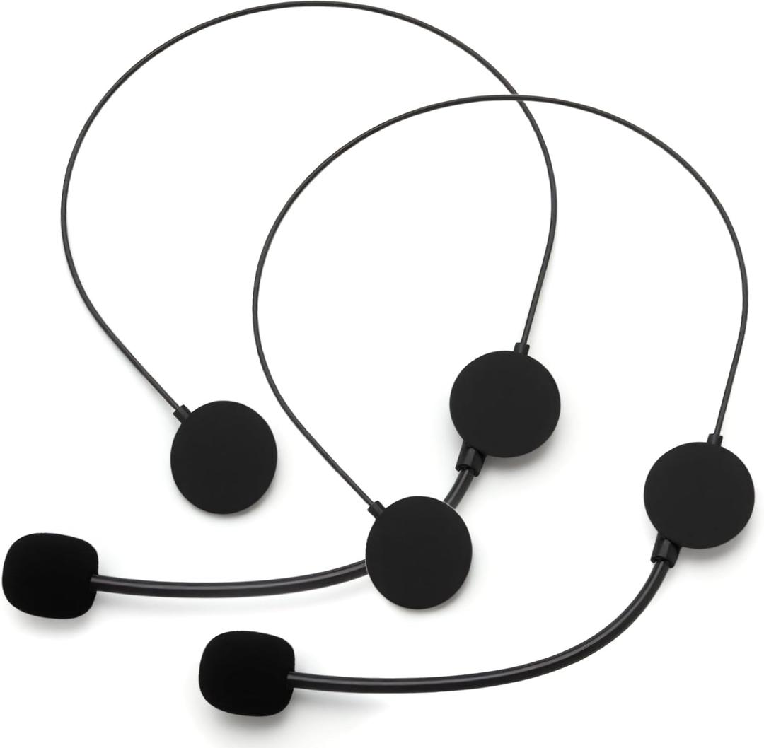 PROLOSO 9 Pack Play Headset with Microphone for Kids Toy Microphone Headband Rockstar Pop Singer Costume