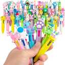 Multicolor Pen in One - Cute Pens for Kids - 42-Pack Multicolor Pens, Perfect for Birthdays and Children's Parties - Delightful Multi Color Pen Gifts