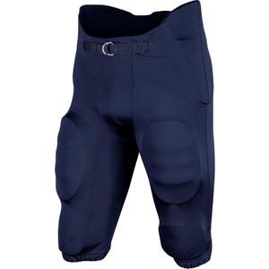 Champro Boys' Terminator 2 Integrated Youth Football Pants with Built-in Pads (Blue, L)
