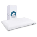 Bluewave Bedding Super Slim Gel Memory Foam Pillow for Stomach and Back Sleepers - Thin, Flat Design for Cervical Neck Alignment and Deeper Sleep (3.25-Inches Height, Standard Size) White