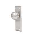 newliplace 2 Pack Vintage Single-Sided Dummy Door Knobs Interior, Antique Brass Long Plate Dummy Door Knobs