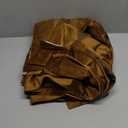 MIULEE Gold Brown Velvet Curtains 90 inches Long 2 Panels - Luxury Pinch Pleated Room Darkening Window Drapes for Bedroom Living Room Thermal Insulated Super Soft Blackout, Back Tab Rod Pocket